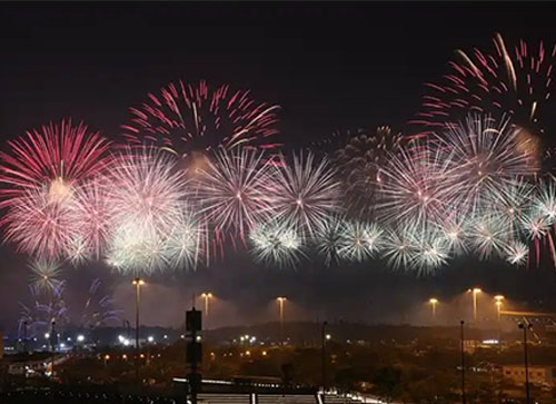 孟州市焰火晚会